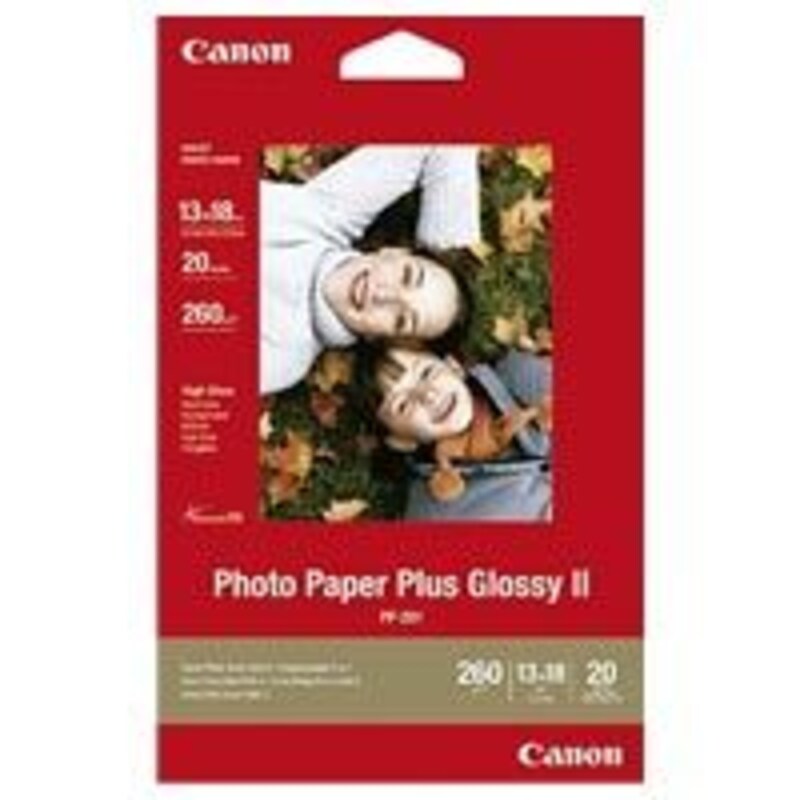 Canon 2311B018 PP-201 Fotoglanzpapier Plus II 13x18 cm 20 Blatt 260g/qm
