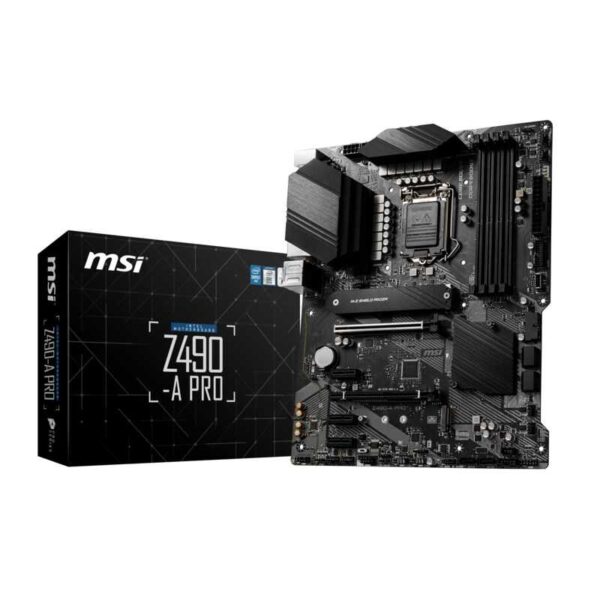 • ATX Mainboard mit Sockel 1200 für Intel Core i7/i5/i3 (11./10. Gen.) • Intel Z490 Chipsatz