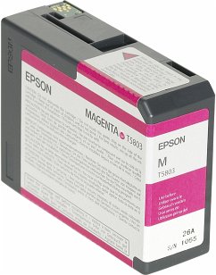 Epson Tintenpatrone  - Farbe: magenta- Inhalt: 80 mlHinweis: Dieser Artikel kann nur an eine deutsche Lieferadresse ausgeliefert werden.