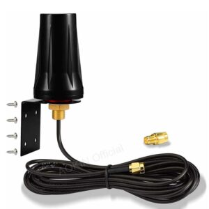 4G LTE Outdoor Wall Mount Waterproof Antenna SMA Male Antenna Compatible with 4G LTE Router Mobile Security Camera