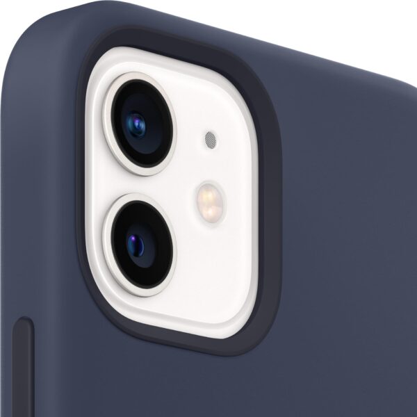 Apple Case with MagSafe - Case für Mobiltelefon - Silikon - tief marineblau - für iPhone 12