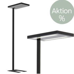 AKTION: GLAMOX Free-F LED Stehleuchte schwarz - Sensor mit Tageslichtregelung7332402184785