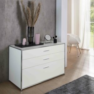 BOSSE SOLUTIONS Sideboard | Weiß | 3 Schubladen