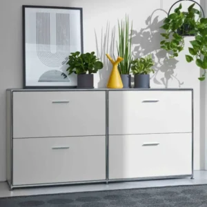 BOSSE SOLUTIONS Sideboard | Weiß | 4 Schubladen