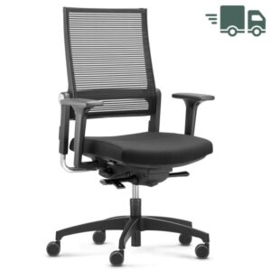 Dauphin LORDO FLEX 3017 Bürostuhl | Netzrücken | Schwarz4260749142690