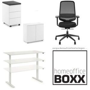 FM Homeoffice BOXX 4.0 - EASY GO Schreibtisch