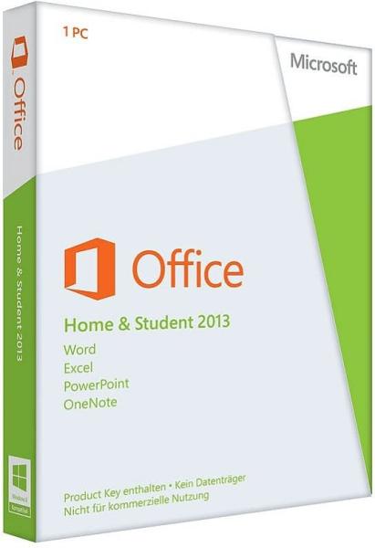 Microsoft Office 2013 Home and Student PKC Product Key Card