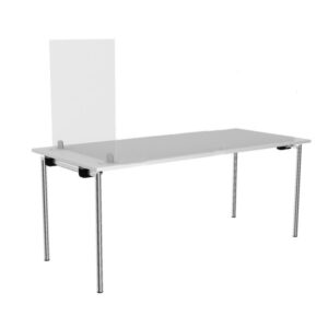 Rosconi T2 Tisch-Trennwand Breite 75 cm - Virenschutz Spuck & Niesschutz Schr...