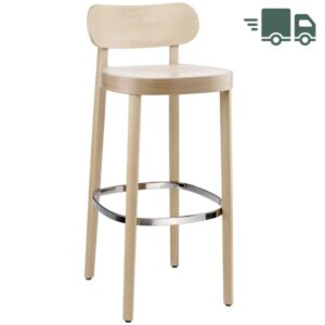 THONET 118 MH Barhocker | Muldensitz | Buche gebeizt aufgehellt4066962009303