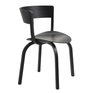 THONET 404 F Holzstuhl | mit Armlehnen | Eiche schwarz gebeizt4066962020919