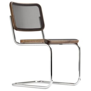 THONET S 32 N | Pure Materials Nussbaum mit Netzbespannung | Stahlrohr-Freisc...4066962022968