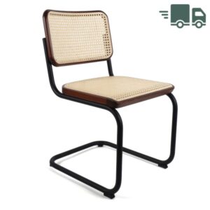 THONET S 32 V | Buche mahagoni gebeizt | Stahlrohr-Freischwinger | Gestell sc...4066962001840