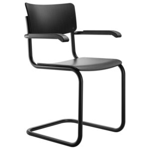 THONET S 43 F | Schwarz matt gebeizt | Gestell schwarz matt4066962005497