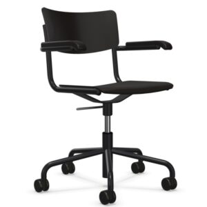 THONET S 43 FDR | Drehsessel m. Armlehnen | Buche schwarz gebeizt | Gestell u...4066962021374