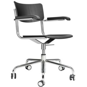 THONET S 43 FDR | Drehsessel m. Armlehnen | Buche schwarz gebeizt | Gestell u...4066962020582