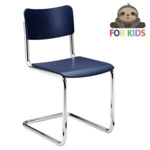 THONET S 43 K für Kinder | kobaltblau gebeizt | Stahlrohr-Freischwinger | Ges...4066962020247