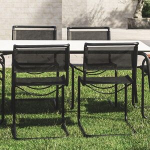 THONET Stahlrohr-Freischwinger S 33 N Outdoor | schwarz | ohne Armlehnen4066962008245