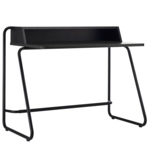 THONET Stahlrohr Schreibtisch S 1200 | schwarz Esche offenporig | Gestell sch...