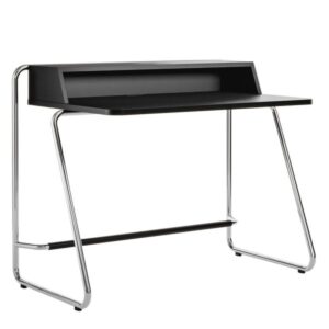 THONET Stahlrohr Schreibtisch S 1200 | schwarz gebeizt | Gestell verchromt4066962000720