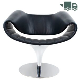 Züco PERILLO Lounge Sessel PE 837 Echtleder - schwarz