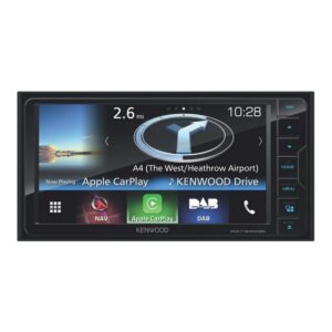 KENWOOD Kenwood DNX716WDABS 2-DIN Multimedia-Navigation mit 7" Display DAB+ Navigationsgerät (Europa 46 Länder