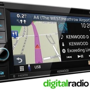 Kenwood DNR4190DABS 2 DIN Autoradio Apple CarPlay DAB+ Bluetooth Einbau-Navigationsgerät