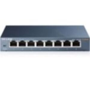 TP-LINK TL-SG108 8x Port Desktop Gigabit Switch Metall