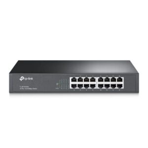 TP-LINK TL-SF1016DS 16x Port Switch Unmanaged 13-Zoll-Stahlgehäuse