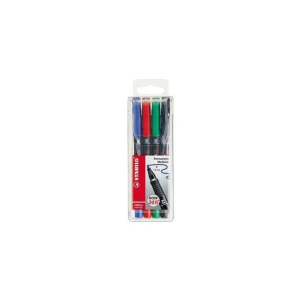 Folienstift ® OHPen universal 1mm farbig sortiert nicht dokumentenecht 4 St./Pack.