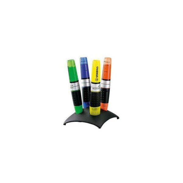 Textmarker ® LUMINATOR® 2-5mm farbig sortiert Keilspitze 4 St./Pack.