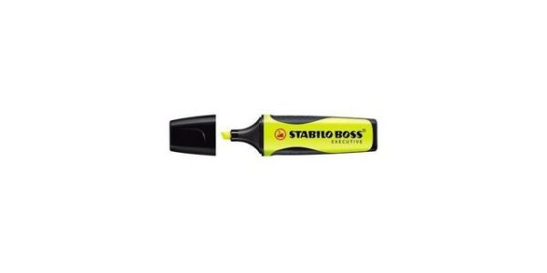 STABILO Textilmarker Textmarker ® BOSS® EXECUTIVE 2-5mm gelb Keilspitze