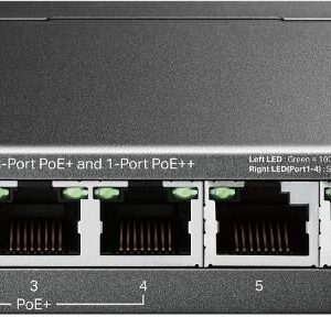 TP-Link TL-SG1006PP Netzwerk-Switch Unmanaged Gigabit Ethernet (10/100/1000) Power over Ethernet (PoE) Grau (TL-SG1006PP)