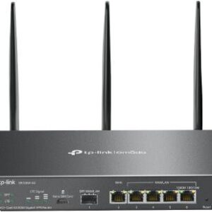 TP-Link Omada ER706W-4G V1 - Wireless Router - WWAN - 5-Port-Switch - 1GbE - WAN-Ports: 6 - Wi-Fi 6 - Dual-Band - 4G - wandmontierbar (ER706W-4G)