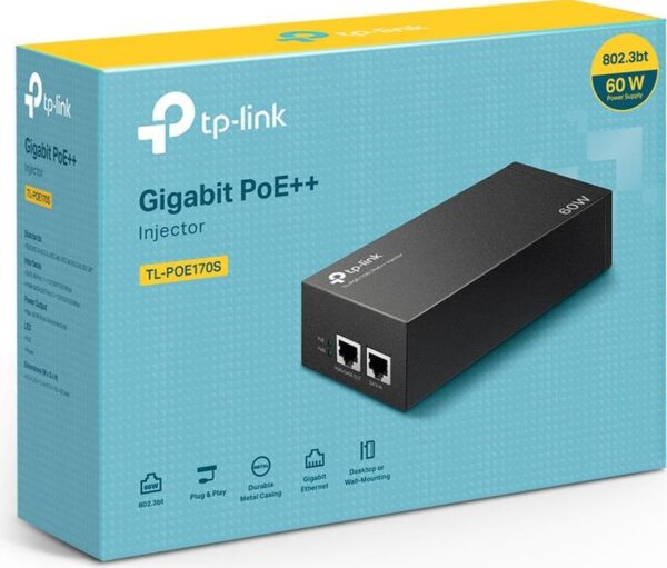 TP-LINK TL-POE170S - Gigabit Ethernet - 10