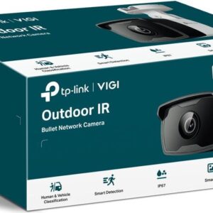 TP-Link VIGI C340I V1 - Netzwerk-Überwachungskamera - Bullet - Außenbereich - wetterfest - Farbe (Tag&Nacht) - 4 MP - 2560 x 1440 - M12-Anschluss - feste Brennweite - LAN 10/100 - H.264