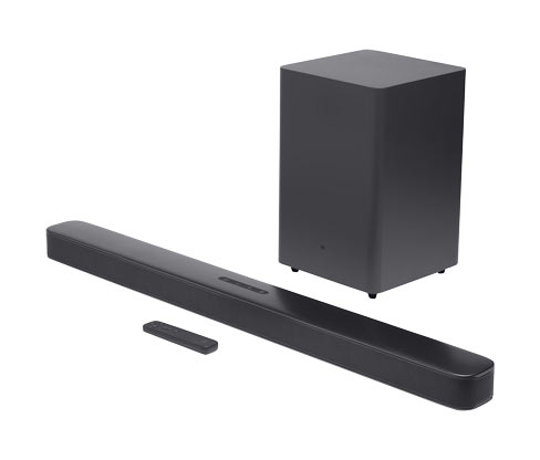 JBL JBL Bar 2.1 Deep Bass Soundbar mit kabellosem Subwoofer, Bluetooth®, HDMI, schwarz