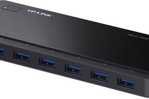 TP-LINK UH720 7+2 Port USB 3.2 Gen 1-Hub (USB 3.0) mit Schnellladeport Schwarz