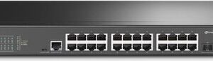 TP-Link JetStream TL-SG3428X - V1 - Switch - managed - 24 x 10/100/1000 + 4 x 10 Gigabit SFP+ - an Rack montierbar