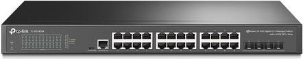 TP-Link TP-Link JetStream TL-SG3428X - V1 - Switch - managed - 24 x 10/100/1000 + 4 x 10 Gigabit SFP+ - an Rack montierbar