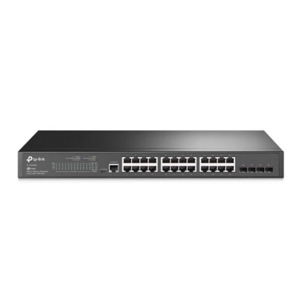 tp-link TL-SG3428 JetStream 24-Port Gigabit L2 Managed Switch mit 4 SFP-Slots Netzwerk-Switch