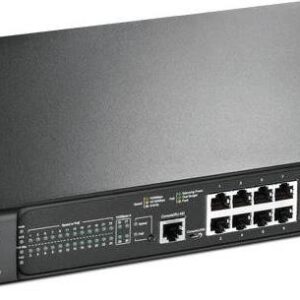 TP-Link JetStream TL-SG3428MP - Switch - managed - 24 x 10/100/1000 (PoE+) + 4 x Gigabit SFP - an Rack montierbar - PoE+ (384 W)