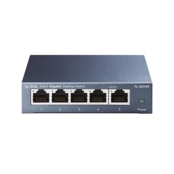 tp-link TP-LINK 5-Port Gigabit Desktop Switch Steel Case Netzwerk-Switch