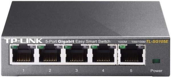 tp-link TP-LINK 5-Port Gigabit Easy Smart Switch Netzwerk-Switch