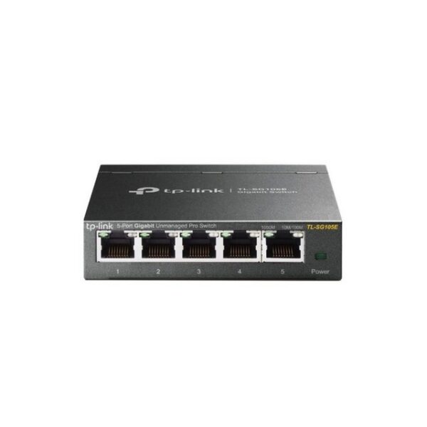 tp-link TL-SG105E - 5-fach LAN Gigabit Desktop Easy Smart Switch Netzwerk-Switch