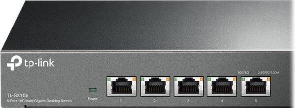 TP-Link - TL-SX105 - 5-Port 10G Multi-Gigabit Desktop Switch (TL-SX105)