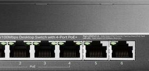 TP-LINK TL-SF1006P - V1 Netzwerk Switch 6 Port 10 / 100MBit/s PoE-Funktion