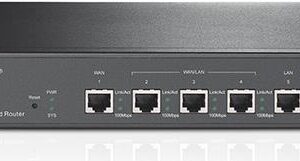 TP-LINK TL-R480T+ - Router - 4-Port-Switch - WAN-Ports: 4 (TL-R480T+ V7.0)