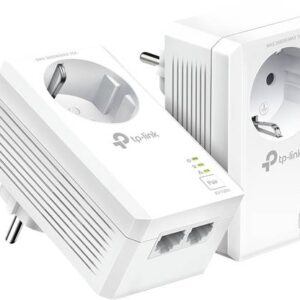 TP-LINK AV1000 2-Port GB Powerline Starter Kit Powerline Einzeladapter Duo Set TL-PA7027P KIT 1000MB