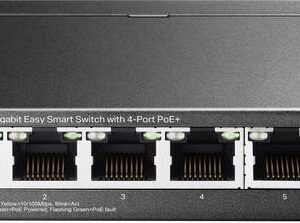 TP-LINK Easy Smart TL-SG105PE Netzwerk Switch 5 Port 10 / 100 / 1000MBit/s PoE-Funktion