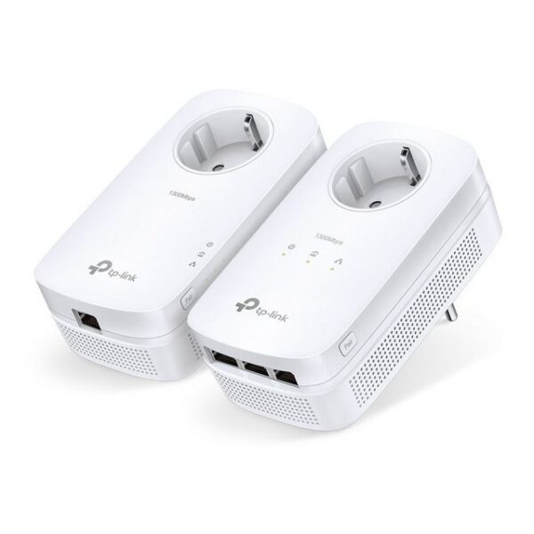 tp-link AV1300 - Powerline Kit mit Steckdose - weiß Netzwerk-Adapter